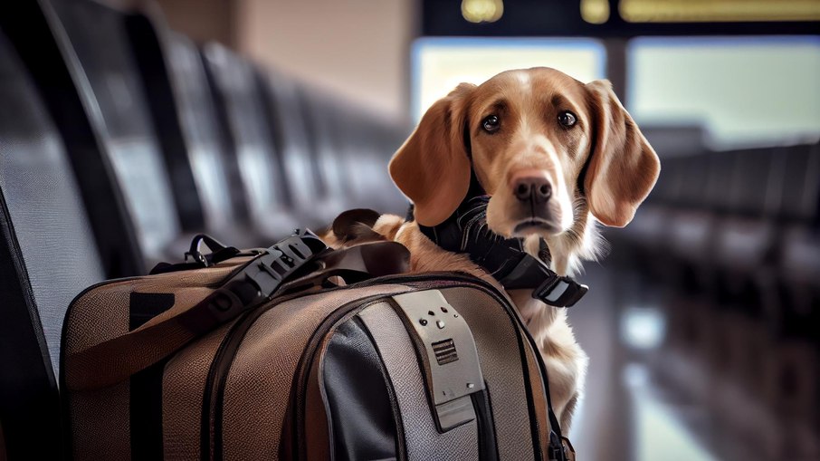 Cães e gatos devem ter banheiros em aeroportos, determina projeto de lei