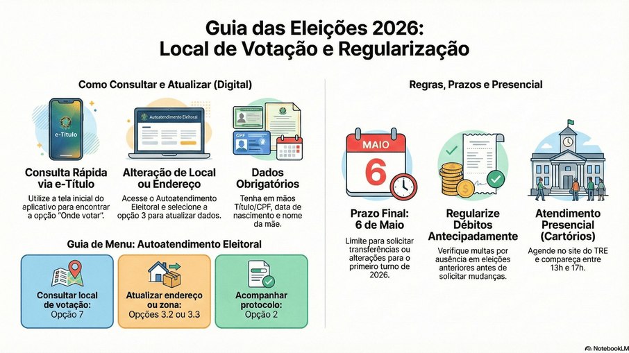 Guia das eleições 2026 Guia das eleições 2026