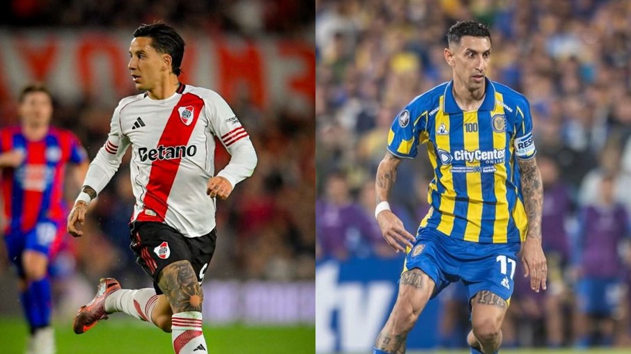 Driussi e Di María são destaques de River Plate e Rosario Central