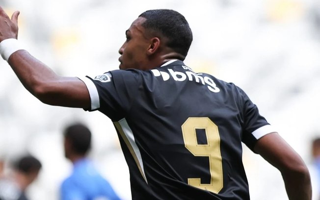 Briga durante a final do Mineiro, na Arena MRV