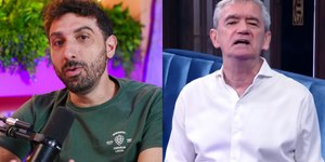Sósia de Marcos Mion detona Serginho Groisman: "Velho chato"