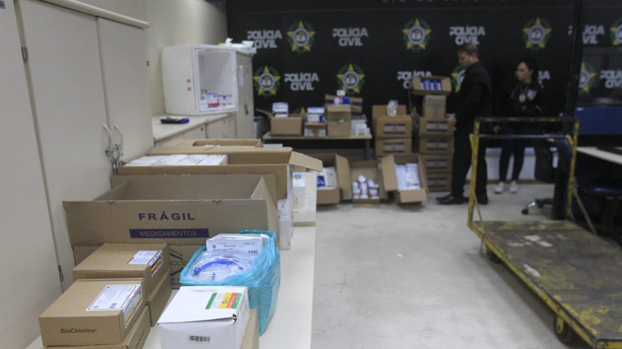 Remédios foram apreendidos durante a Operação Remédios foram apreendidos durante a Operação