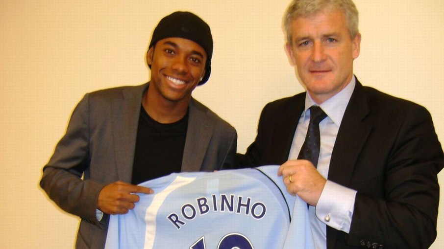 Robinho chegou ao City em setembro de 2008