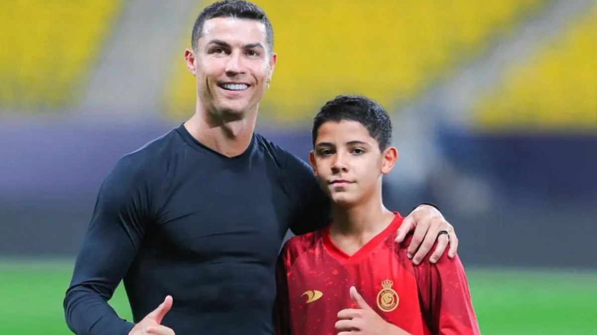 Tal pai, tal filho? Primogênito de Cristiano Ronaldo marca golaço em treino