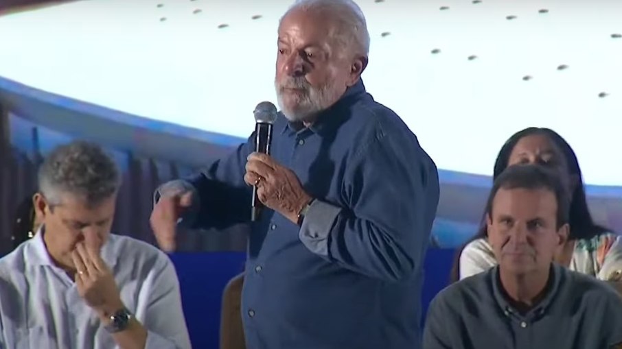 Lula fala durante anúncio de novo IFRJ