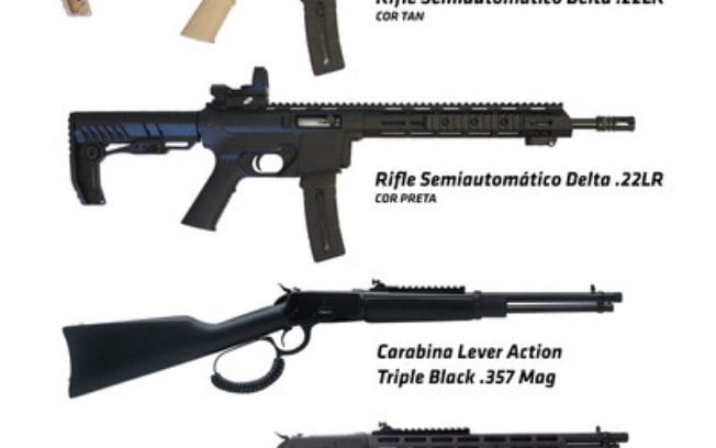 CBC lança rifles .22LR Delta e carabinas Lever Action .357 MAG nas versões Tactical e Triple Black