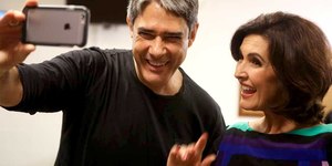 Fátima Bernardes e William Bonner viajam com filhos