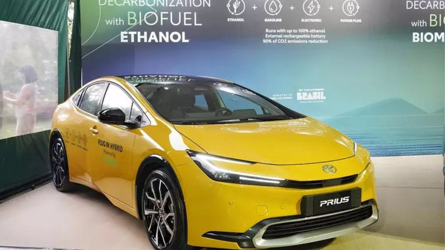 Toyota Prius em exposição