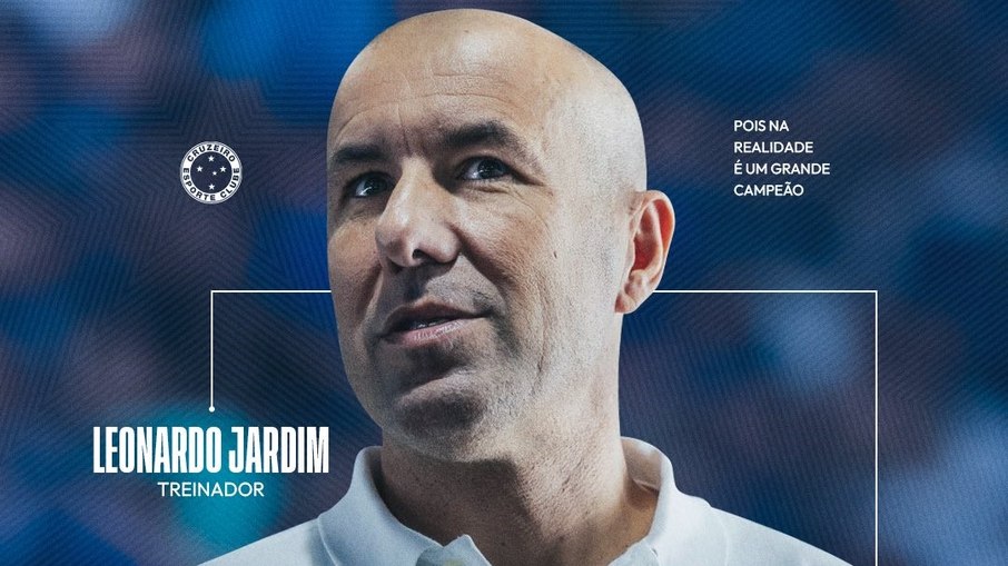 Leonardo Jardim chega ao Cruzeiro sob contrato até 2026 Leonardo Jardim chega ao Cruzeiro sob contrato até 2026