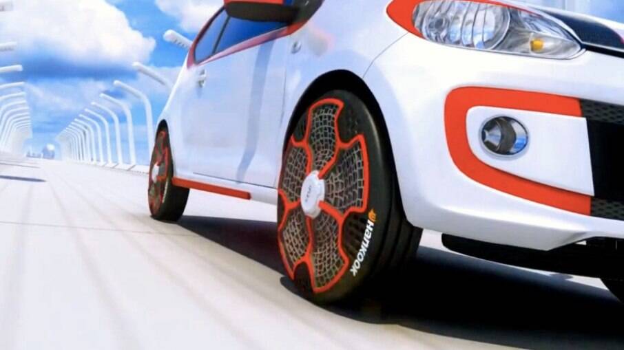 Hankook pneu sem ar logo deverão se tornar realidade, principalmente em modelos autônomos e frotas
