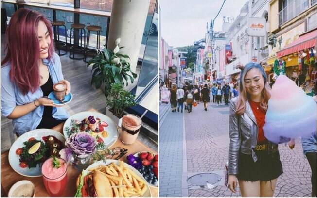 Yan Dong registra em toda viagem que faz as experiências gastronômicas e, agora, faz sucesso nas redes sociais