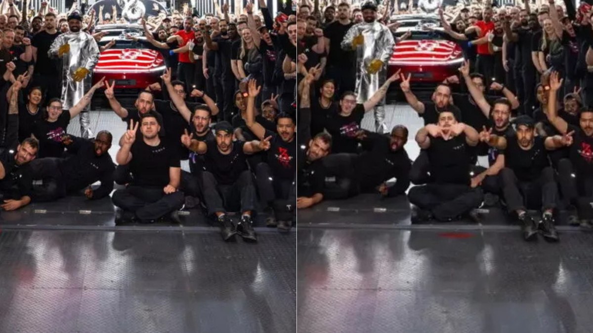 Tesla usa IA para apagar gesto ligado ao Hamas em foto oficial