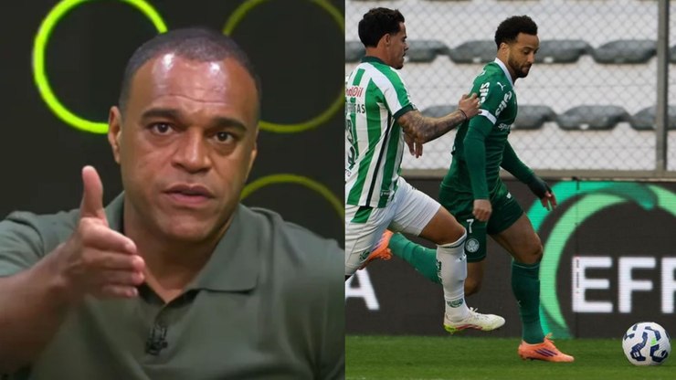 Denílson aponta Palmeiras campeão brasileiro: "Com convicção"