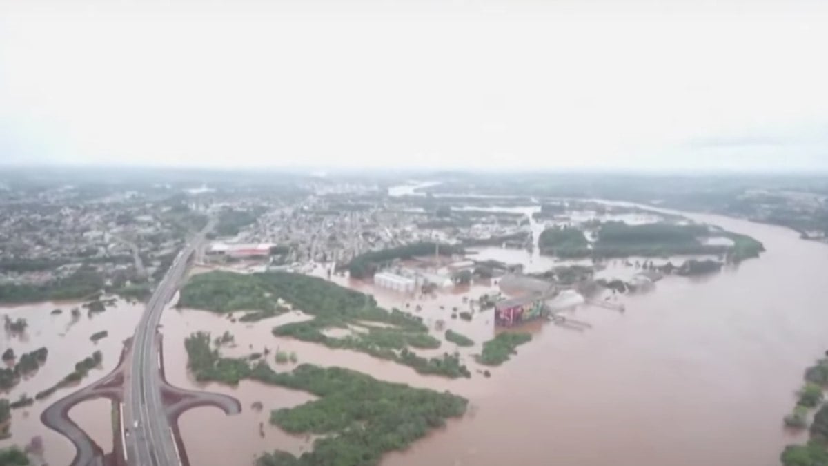 Ciclone no Sul provocou cheia de rios, que levou a enchentes em diversos municípios do Rio Grande do Sul