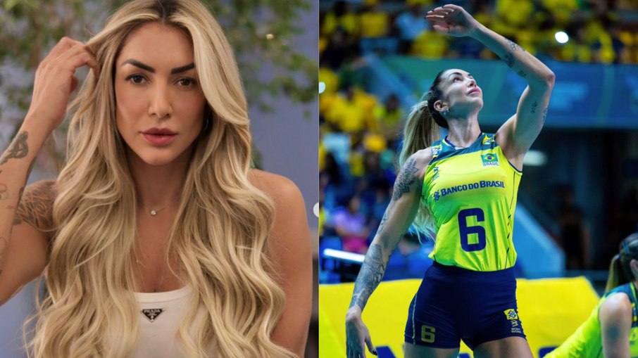 Thaísa, do vôlei, impressiona pela aparência e web compara antes e depois