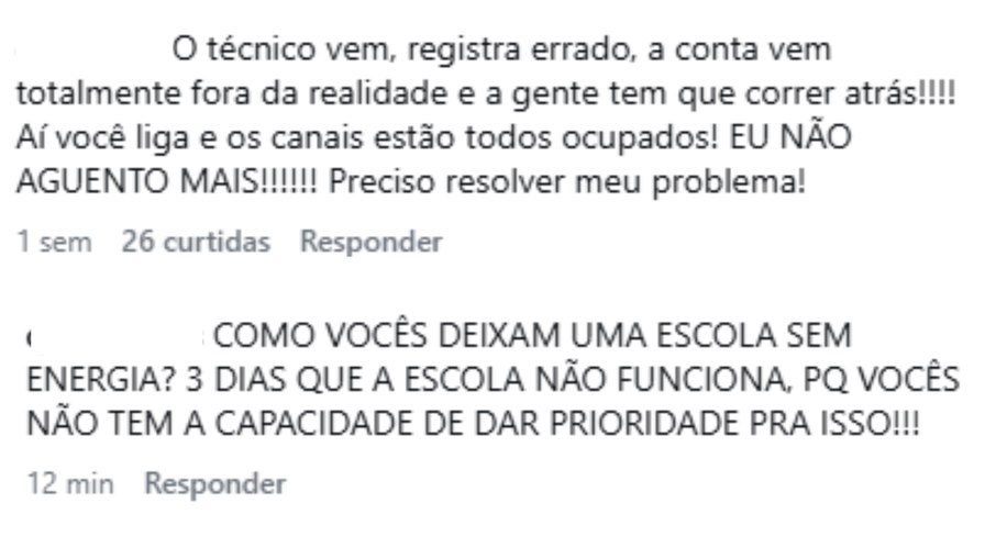 Os problemas são diversos, cada consumidor relata algo diferente