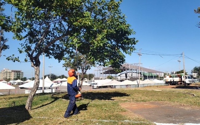 Manutenções preparam Taguaparque para celebração de Pentecostes