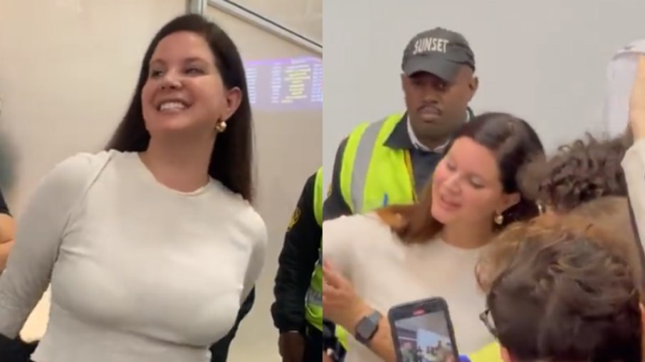 Lana Del Rey chega ao Brasil