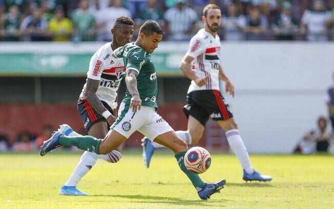 Palmeiras x São Paulo. Foto: Agência O Globo