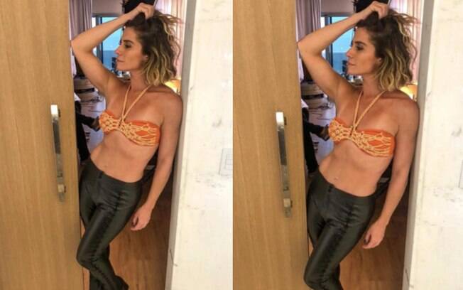 Giovanna Antonelli exibe barriga chapada em clique publicado no Instagram