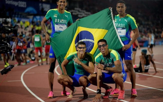 Brasil é ouro no Revezamento 4x400m e múltiplas medalhas no atletismo
