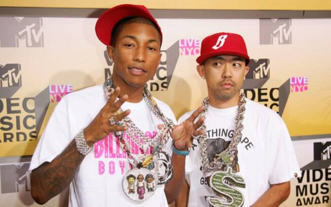 Pharrell Williams e Nigo são donos da marca Billionaire Boys Club 