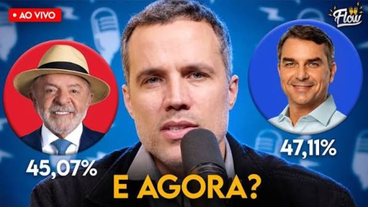 Me cobraram por ter entrevistado o Lula na noite do debate. Respondi no Flow, com o Felipe Moura Brasil do lado