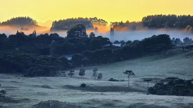 Temperaturas negativas marcam amanhecer da região Sul; veja lista