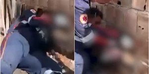Recém-nascido é abandonado em vão entre muros de residências