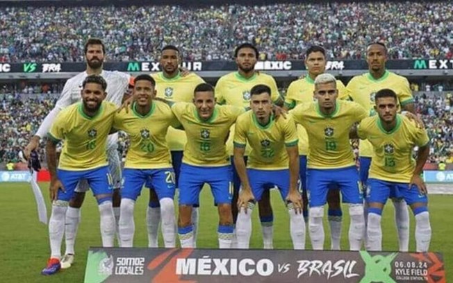 Brasil entra com time reserva conta o México: Dorival queria analisar jogadores menos utilizados 