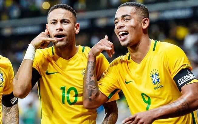 Neymar e Gabriel Jesus estão entre os 100 atletas mais famosos do mundo