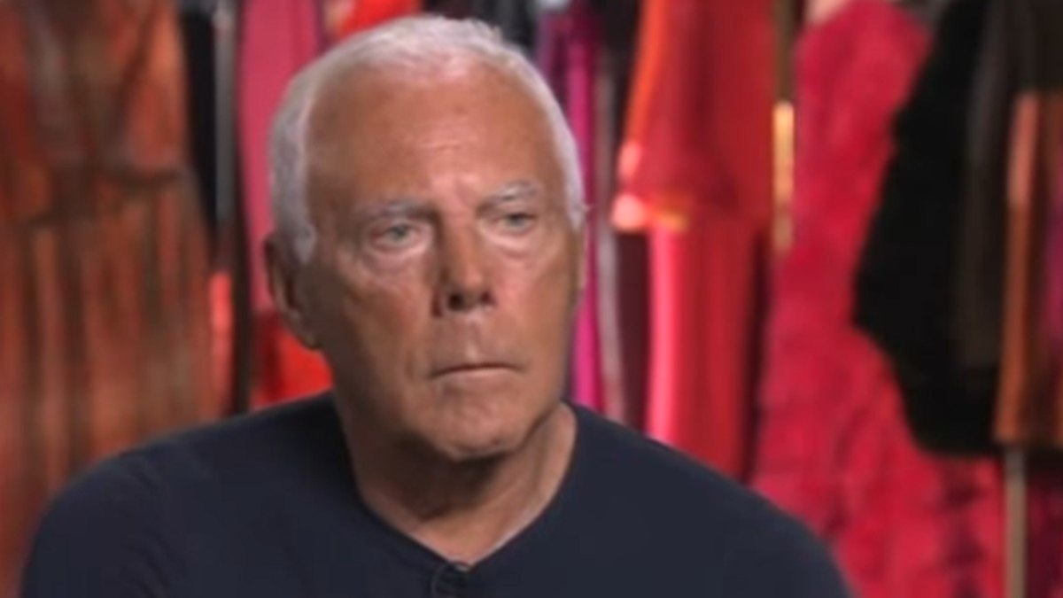 Giorgio Armani não queria cerimônia pública