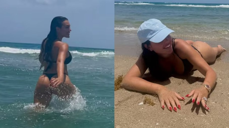 Georgina Rodríguez posa de biquíni em Miami e encanta seguidores Georgina Rodríguez posa de biquíni em Miami e encanta seguidores
