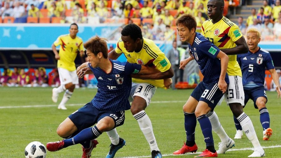Japão bate Colômbia em revanche na Copa de 2018