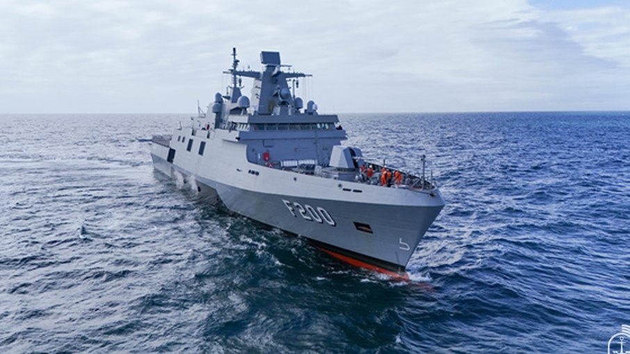 A fragata Tamandaré (F200), primeira da Classe, foi lançada ao mar em agosto de 2024 A fragata Tamandaré (F200), primeira da Classe, foi lançada ao mar em agosto de 2024