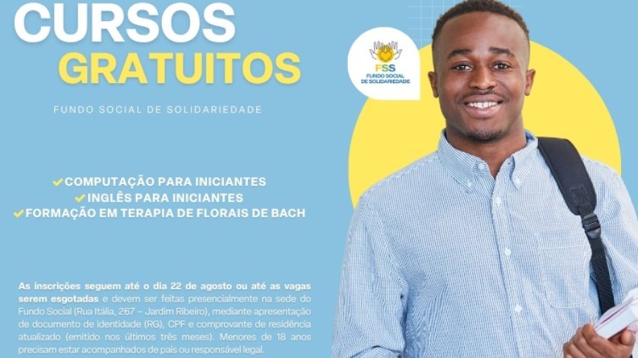 Cursos são voltados ao desenvolvimento pessoal e profissional da população Cursos são voltados ao desenvolvimento pessoal e profissional da população