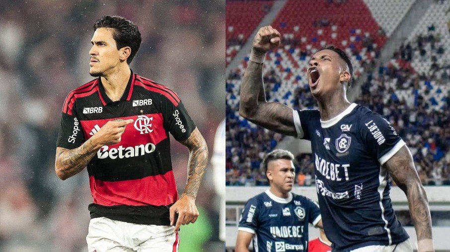 Pedro e Alef Manga são esperanças de gol de Flamengo e Remo