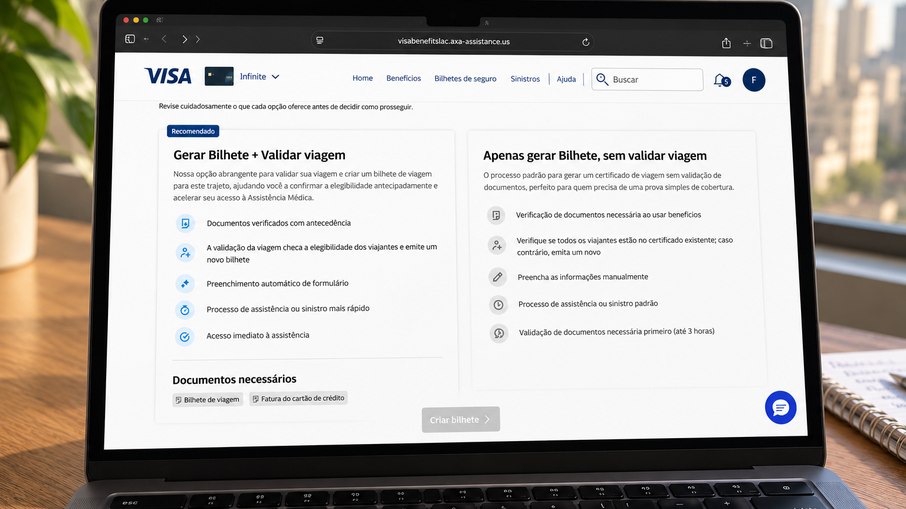 Portal permite verificar a quais seguros seu cartão é elegível Portal permite verificar a quais seguros seu cartão é elegível