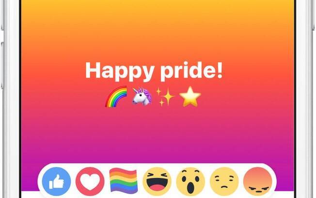 Reação 'orgulho' anunciada pelo Facebook será exibida temporariamente no mês de junho