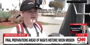 Artemis II leva astronautas à Lua e empolga jovem fã