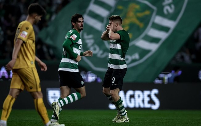 Victor Gyökeres marcou três vezes na goleada do Sporting sobre o Boavista por 6 a 1 - Foto: Divulgação/Sporting CF