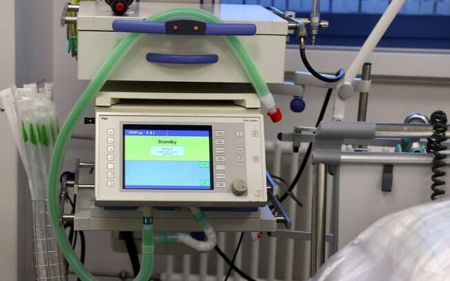 Respirador é o principal equipamento usado em pacientes com a Covid-19