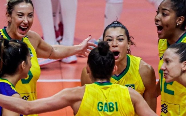 Brasil vence Turquia de virada na volta de Gabi pela Liga das Nações feminina