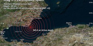 Terremoto de 5,4 graus atinge várias regiões do sul da Espanha