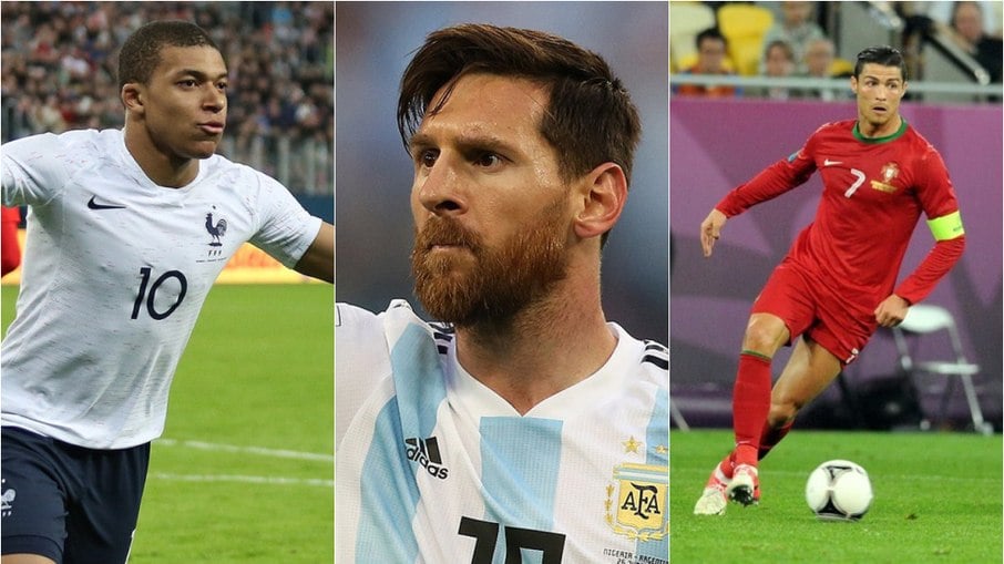 Kylian Mbappé, Lionel Messi and Cristiano Ronaldo are the highest paid trio of the World Cup