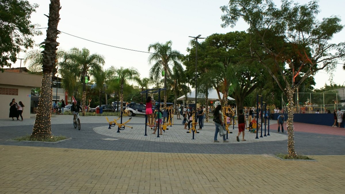 Comunidade do bairro Capela utilizam o espaço após obra de revitalização