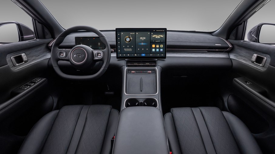 Interior do Chevrolet Captiva EV 2026 Interior do Chevrolet Captiva EV 2026