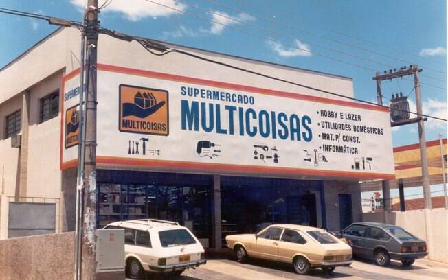Primeira loja da Multicoisas, inaugurada em 1984, em Campo Grande 