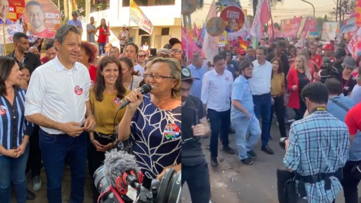 Fernando Haddad em campanha