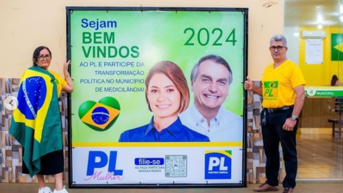 Assassino de Chico Mendes, Darci (direita) assumiu a presidência municipal do PL no Pará